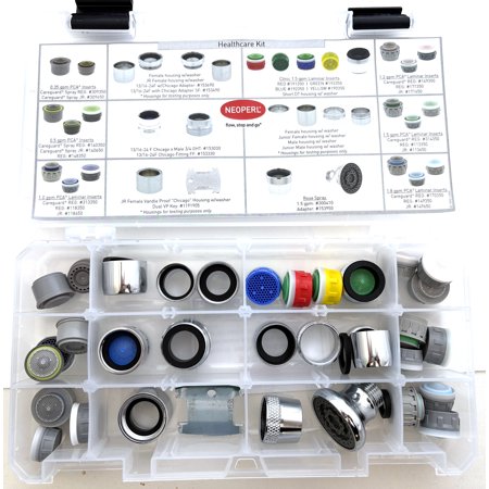 Pro Healthcare Kit 36 pc Laminar Solutions Aerator for Various Thread Options Clinic Essential Tool