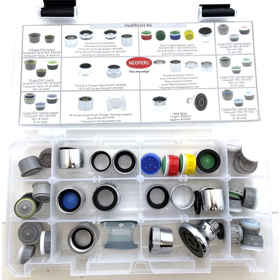 Pro Healthcare Kit 36 pc Laminar Solutions Aerator for Various Thread Options Clinic Essential Tool