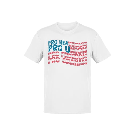 Pro Healthcare Union Freedom Design Men's T-shirt