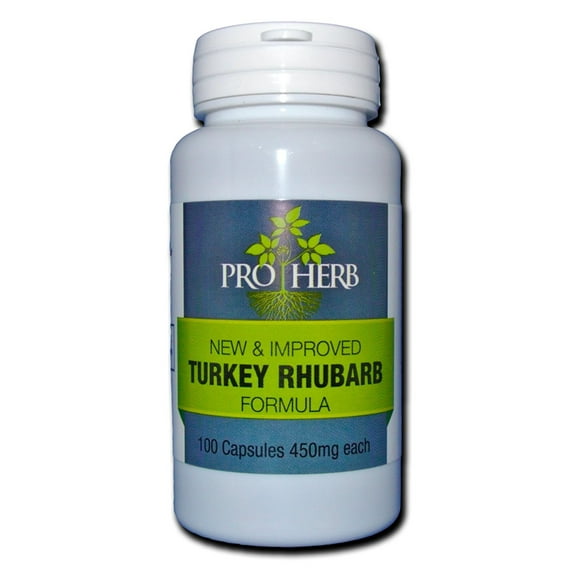 Pro Herb, Turkey Rhubarb 450mg, 100 Capsules