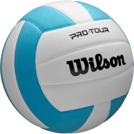 Pro  Indoor Volleyball - Teal/White, Official Size