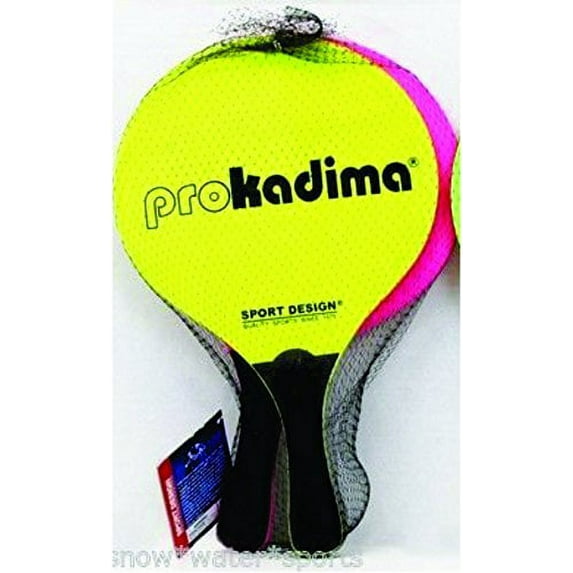 Pro Kadima Paddle Ball Set (Assorted Colors) (Neon Yellow/ Pink)