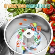Pro Kitchen Chopper with 12-Speed Digital Display - Commercial Food Processor 6QT Stainless Steel Container NSF Certified
