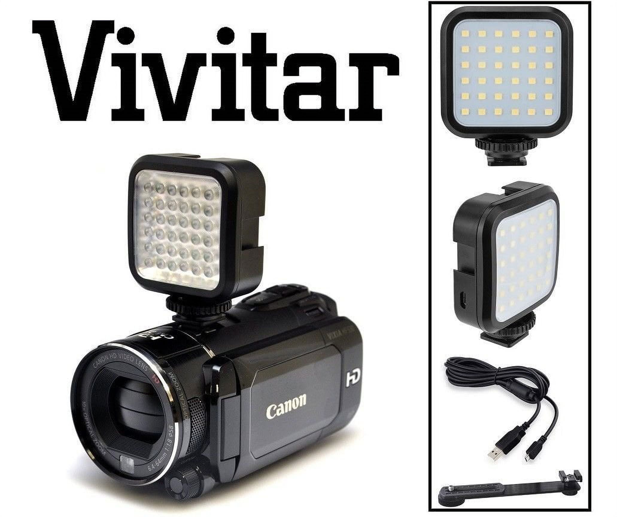 Pro LED Video Light Set With Power Kit For Sony Camcorder