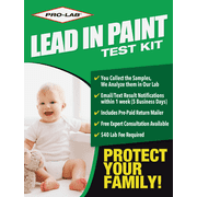 Pro Lab Lead Test Kit For Paint And Dust - Single Pack — Interior & Exterior Use, Professional Finish