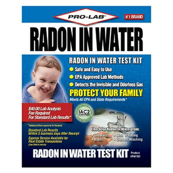 Pro-Lab RW103 Radon In Water Test Kit