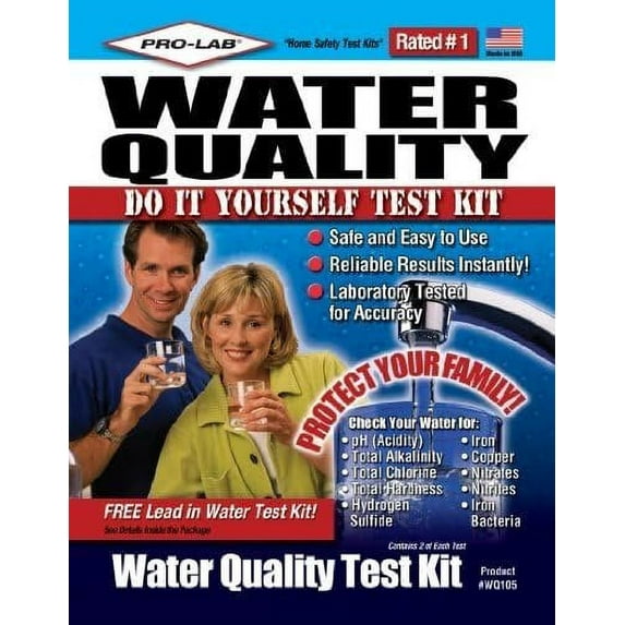 Prolab Nutrition Water Quality Test Kit - Pool Test Kit — Construction & DIY Use, Standard Hardware Spec