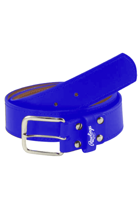 Pro Leather Belt (Small, Blue)