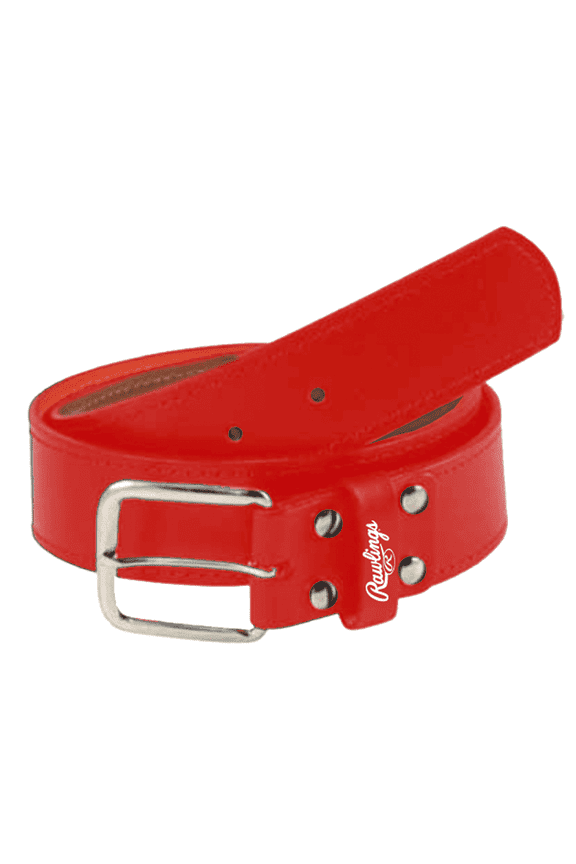Pro Leather Belt (X-Large, Red)