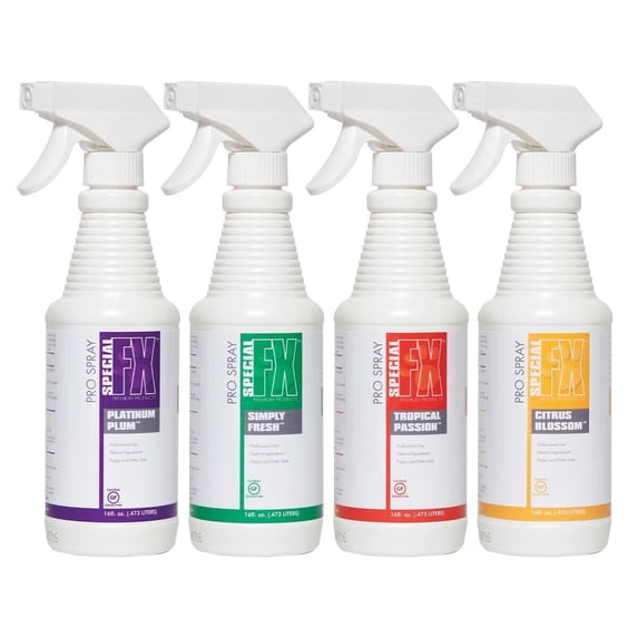 Pro Leave in Conditioner Spray for Dogs Cats and Equine Gluten Free All Natural (Full Set - All 4 Scents)