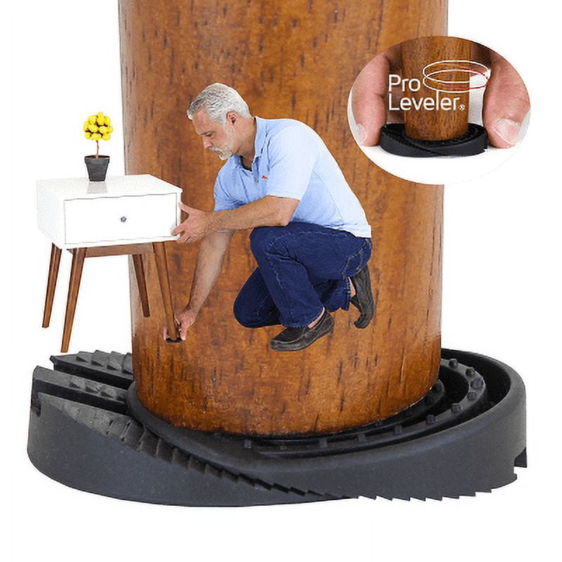 Pro Leveler / 4 set pk Leveling Wedges / Rubberlike Plastic Furniture