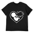 thumbnail image 1 of Pro Life Movement Conservative - Anti Abortion T-Shirt Black 2X-Large, 1 of 5
