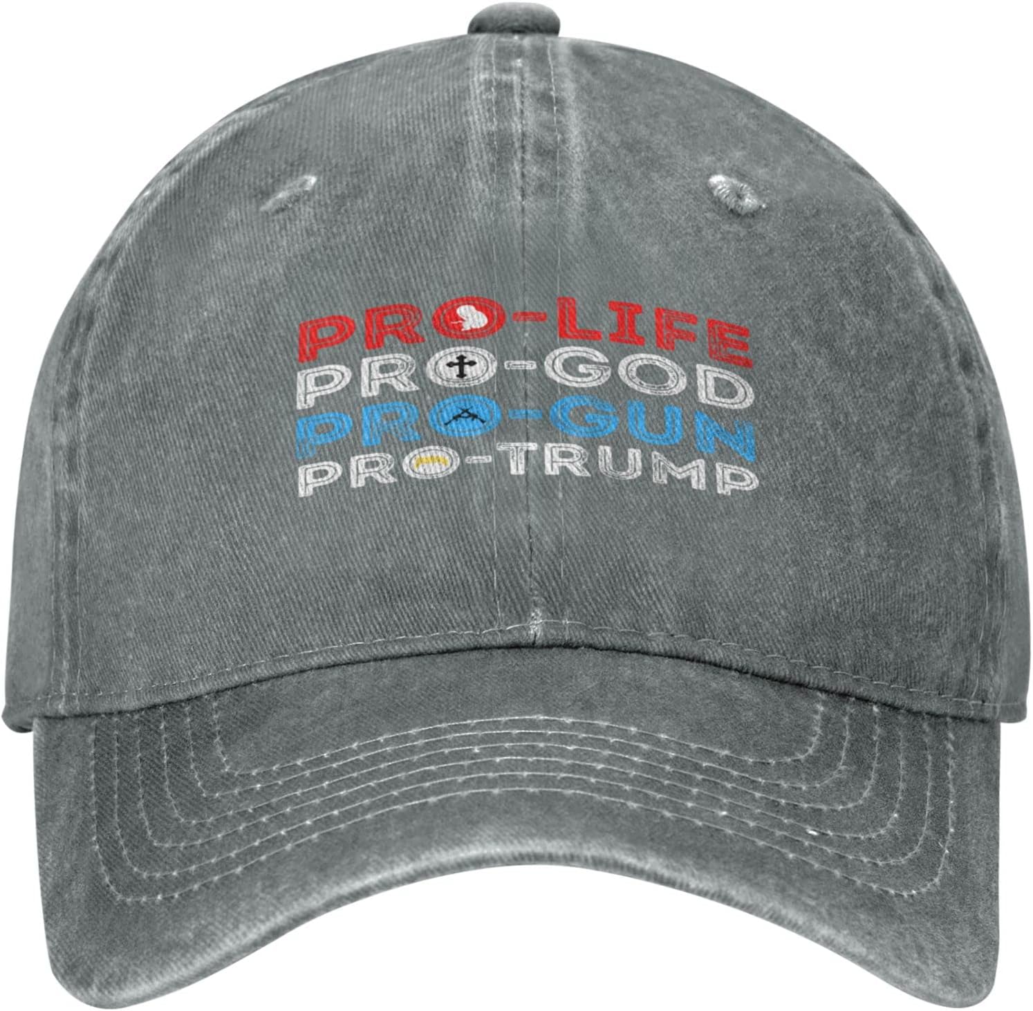 Pro Life ProGod ProGun Pro Trump Pro Jesus 2024 Save America Hat