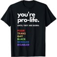 thumbnail image 1 of Pro Life Shirt, Feminist Shirt, Womens Rights Protest Shirts T-Shirt, 1 of 4