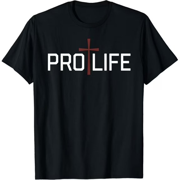 Pro Life Simple Christian Anti-Abortion T-Shirt