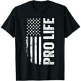 thumbnail image 1 of Pro Life Us Flag T-Shirt, 1 of 4