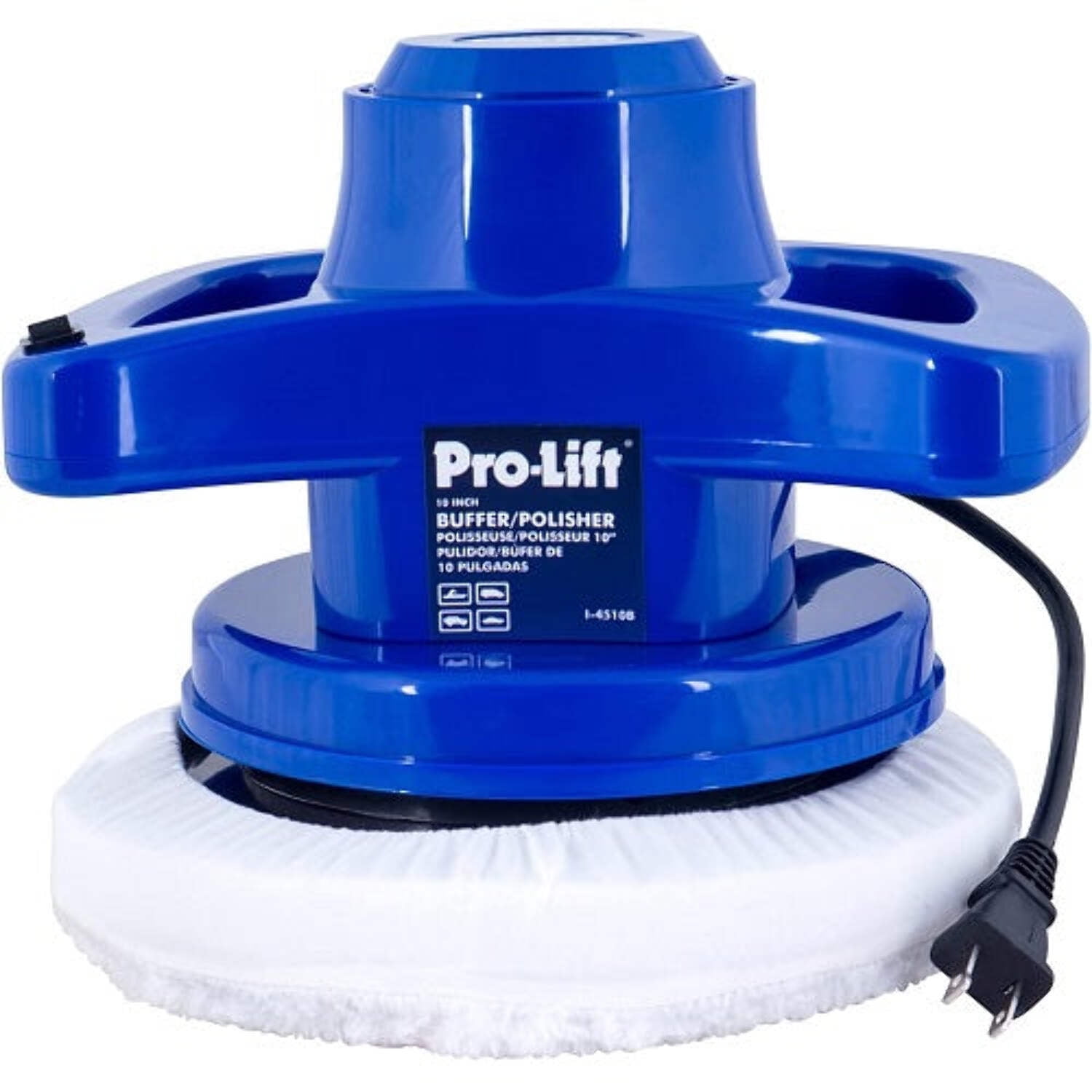 Pro-Lift 10-inch Buffer/Polisher with 3200 RPM for Car Detailing