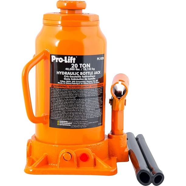 ProLift 20 Ton Hydraulic Bottle Jack Portable Car Jack 40000 Lbs
