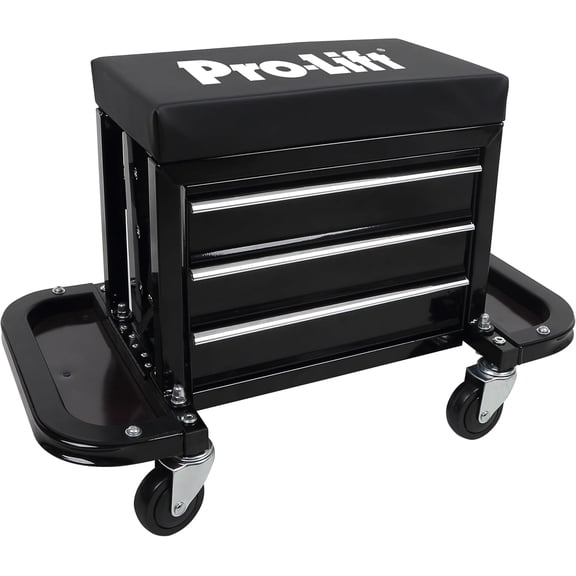 Pro-Lift 400 lbs Roller Cabinet Seat