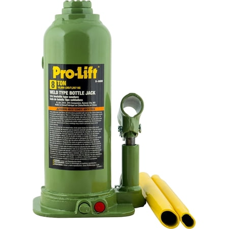 Pro-Lift B-008W Welded Bottle Jack 8 Ton - 16,000 Lbs Capacity
