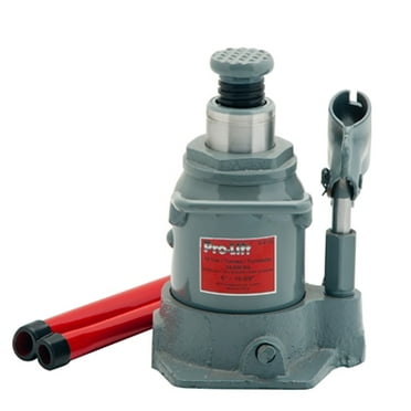 Pro-Lift B-S12D 12 Ton Shorty Hydraulic Bottle Jack, 14 lb