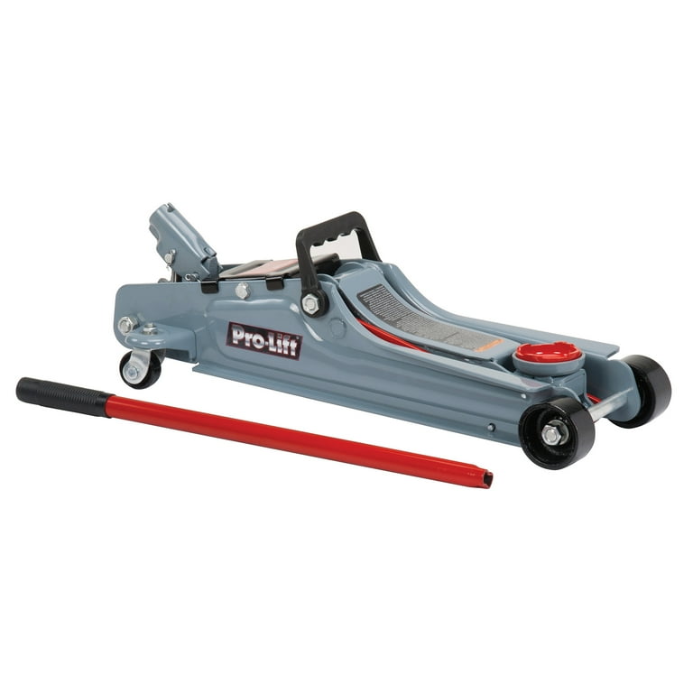 Pro-Lift Durable Steel Low Profile 2 Ton Floor Jack F-767 Grey
