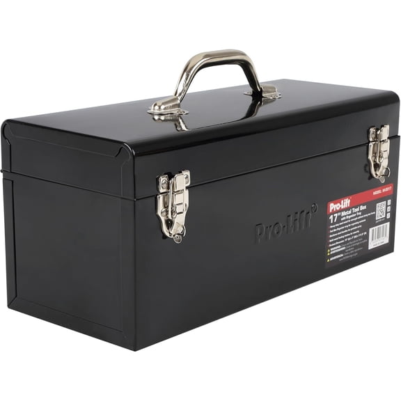 Pro Lift Metal Toolbox 17"
