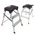 thumbnail image 1 of Pro-Lift Three Step Ladder with Storage, 1 of 8
