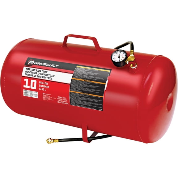 Pro-Lift W-1010A Grey Air Tank - 10 Gallon Capacity