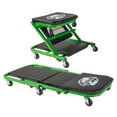 thumbnail image 1 of Pro-Lift Z Creeper 2-in-1 Creeper and Seat 36 in. with 6 Casters and 300 lbs. Capacity - Black/Green, 1 of 4