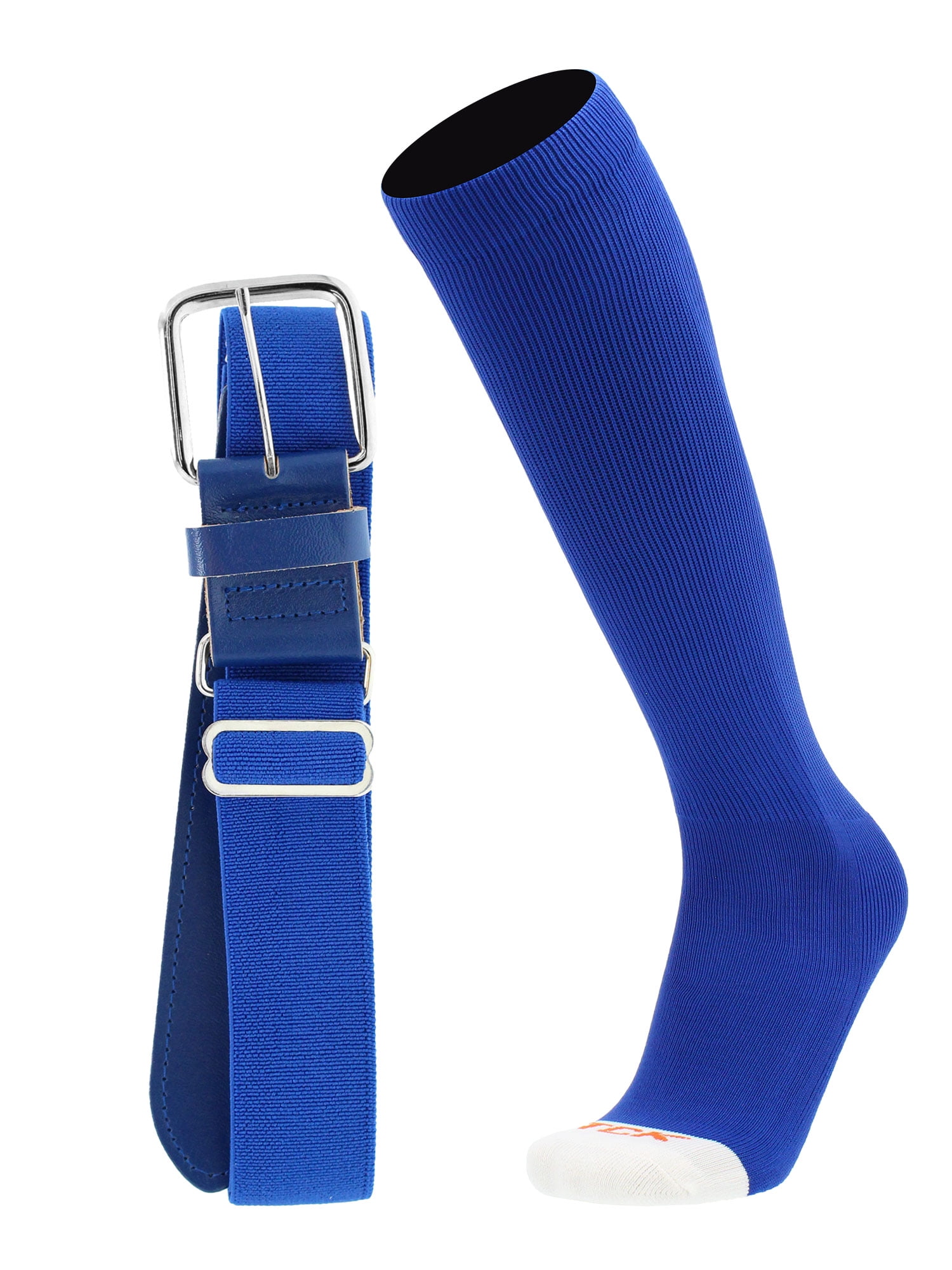 Pro Line Baseball Socks and Belt Combo (Royal, Large)