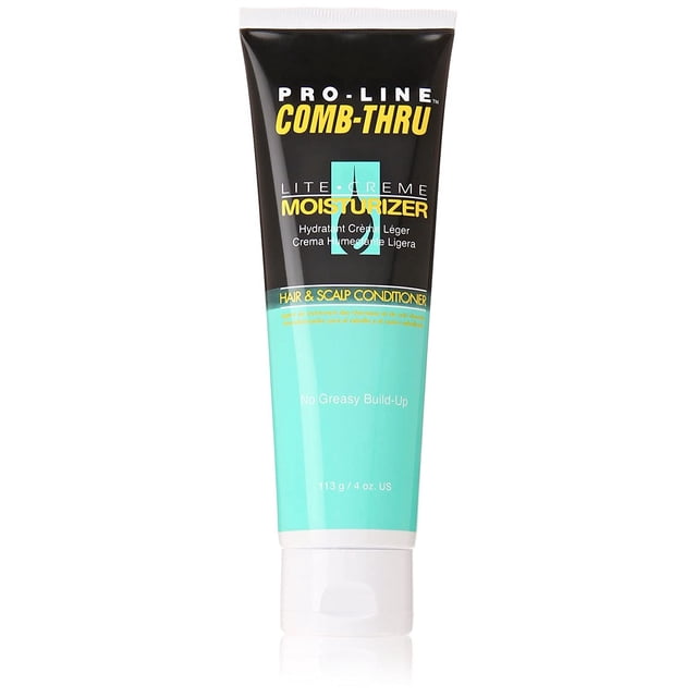 Pro-Line Comb Thru Lite Creme Moisturizer Hair & Scalp Conditioner, 4 ...