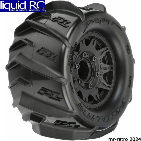 Pro-Line Racing Dumont 2.8 Sand/Snow MTD Raid Blk Whls F/R PRO1019310 RC Tire