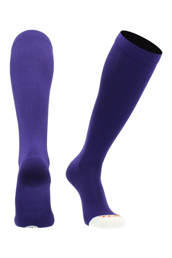 Pro Line Over the Calf Volleyball Socks (Purple, Large)
