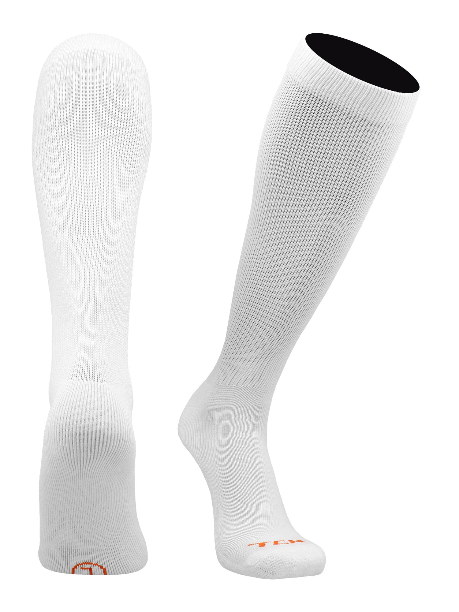 Pro Line Over the Calf Football Socks (White, Medium)