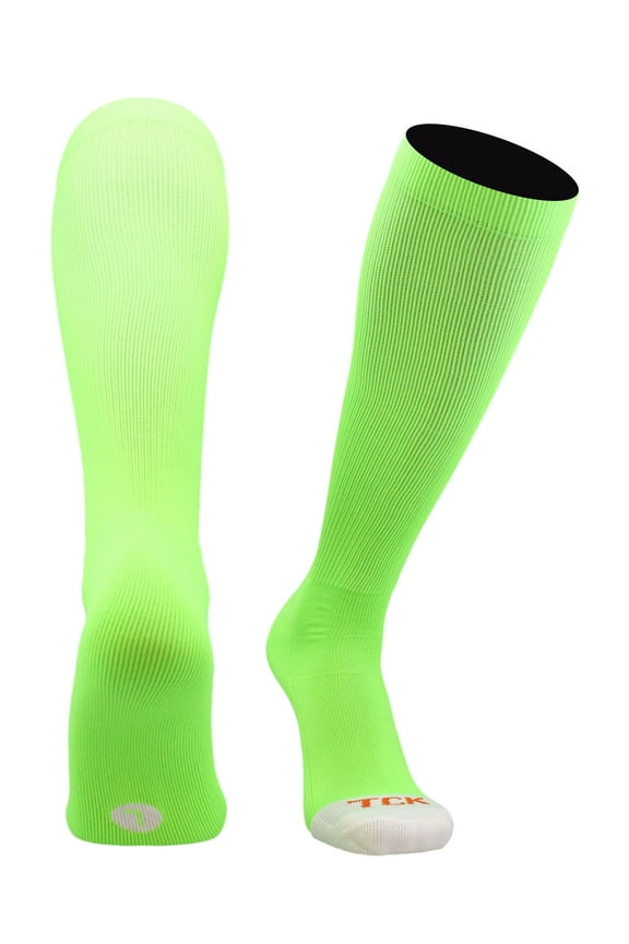 Pro Line Over the Calf Football Socks (Neon Green, Small)