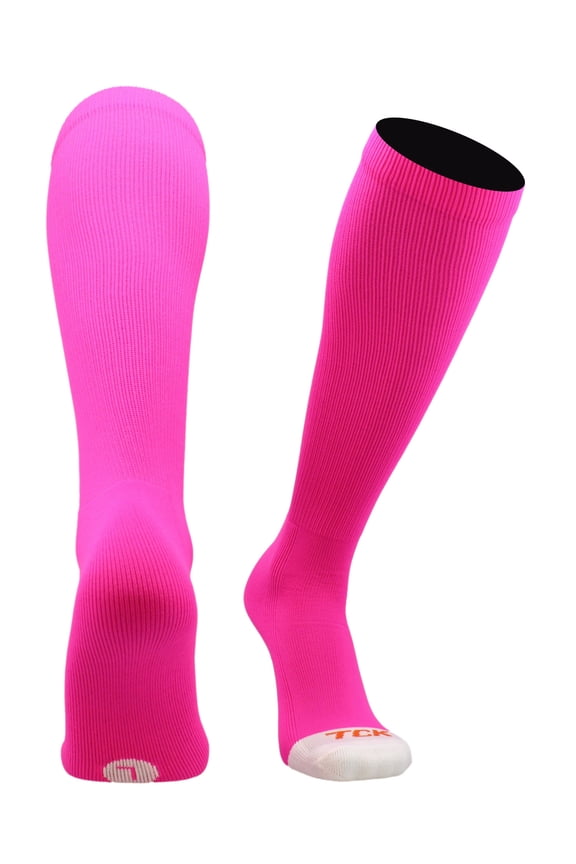 Pro Line Over the Calf Baseball Socks (Neon Pink, Medium)