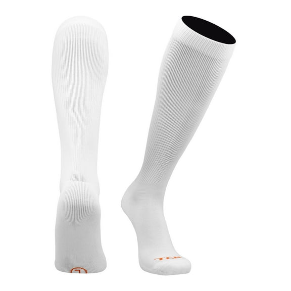 Pro Line Over the Calf Softball Socks (White, Medium)