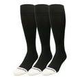 thumbnail image 1 of Pro Line Over the Calf Volleyball Socks (Black 3 Pack, Small), 1 of 2