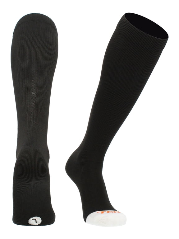 Pro Line Over the Calf Volleyball Socks (Black, Large)