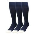 thumbnail image 1 of Pro Line Over the Calf Volleyball Socks (Navy 3 Pack, Small), 1 of 2