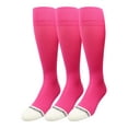 thumbnail image 1 of Pro Line Over the Calf Volleyball Socks (Neon Pink 3 Pack, Medium), 1 of 2