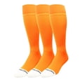 thumbnail image 1 of Pro Line Over the Calf Volleyball Socks (Orange 3 Pack, Small), 1 of 2