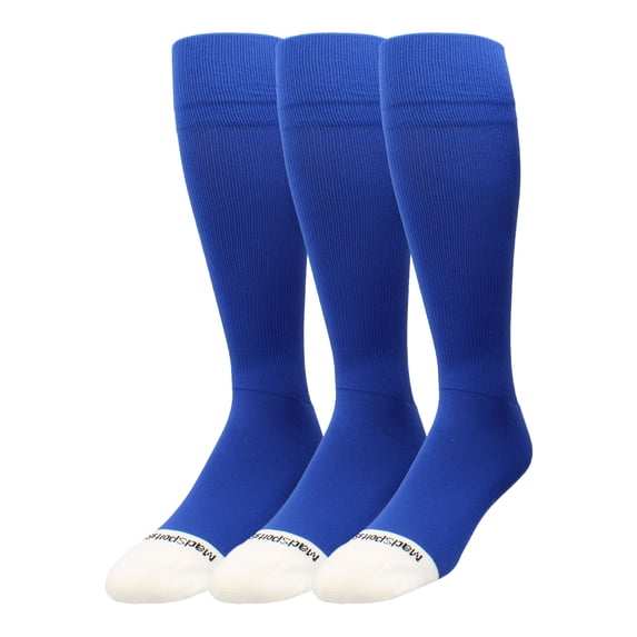 Pro Line Over the Calf Volleyball Socks (Royal 3 Pack, Small)