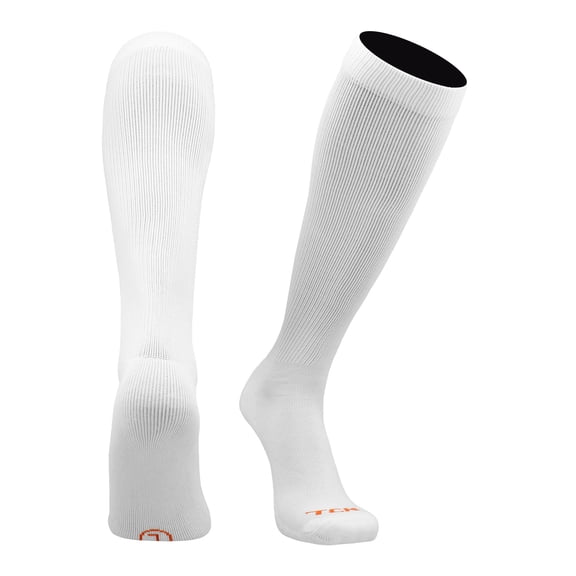 Pro Line Over the Calf Volleyball Socks (White, Medium)