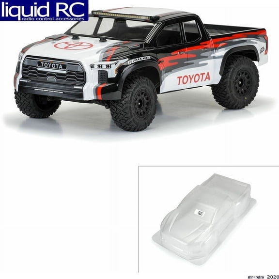 Pro-Line PRO361400 1/10 2023 Toyota Tundra TRD Pro Clear Body: Short Course