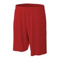 thumbnail image 1 of Pro Line Performance Mesh Youth Basketball Shorts (Red, Medium), 1 of 2