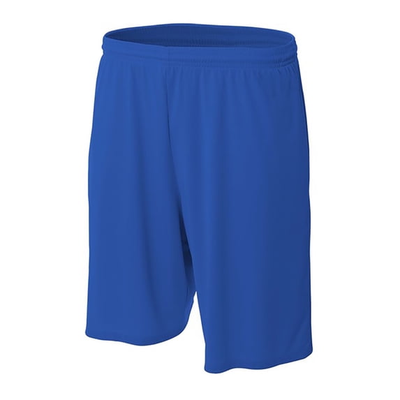 Pro Line Performance Mesh Youth Basketball Shorts (Royal, Large)