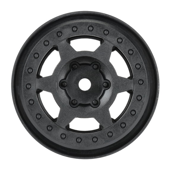 Pro-Line Racing 1/10 Holcomb F/R 1.55" 12mm Crawler Bead-Loc Wheels 2 Black PRO284200