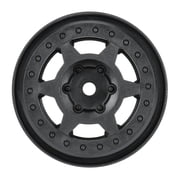Pro-Line Racing 1/10 Holcomb F/R 1.55 12mm Crawler Bead-Loc Wheels 2 Black PRO284200